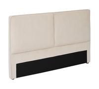 Tête de lit Wonta 163 x 101 cm velours beige Atmosphera G