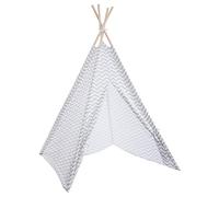 Atmosphera Tipi - 120 x 120 x 160 cm - Bois Polyester - Blanc Gris