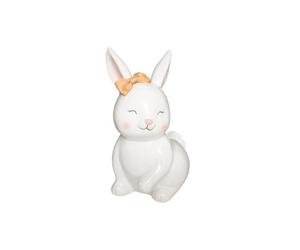 Atmosphera - Tirelire Enfant Lapin - Blanc - H22 cm