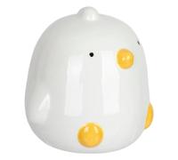 Atmosphera - Tirelire Enfant Poussin Grond Blanc et Jaune h14cm