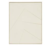 Atmosphera - Toile 3D Makana Blanc 100x78cm