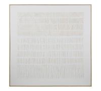 Atmosphera - Toile 3D morens 100x100cm Blanc