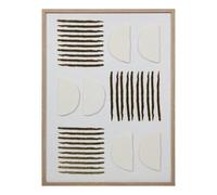 Atmosphera - Toile 3D nourane 45x60cm Blanc