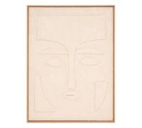 Atmosphera - Toile 3D nyer rectangulaire 60x80cm Beige