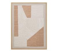 Atmosphera - Toile imprimée Baka 30x40cm Marron - Modéle a