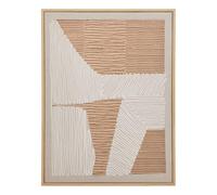 Atmosphera - Toile imprimée Baka 30x40cm Marron - Modéle b