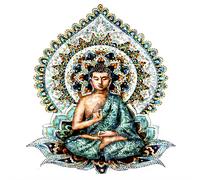 Atmosphera Toile imprimée Bouddha texturée - 58 x 78 cm