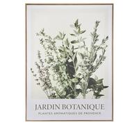 Atmosphera - Toile imprimée encadrée Cecilia Vert 45x60cm