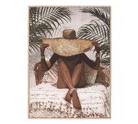 Atmosphera Toile imprimée encadrée Eliane - 58 x 78 cm