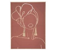 Atmosphera - Toile imprimée Femme encadrée 60x80 cm