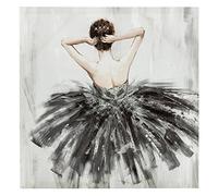 Toile imprimée ""Danseuse"" 48x48cm - Atmosphera Créateur d'intérieur