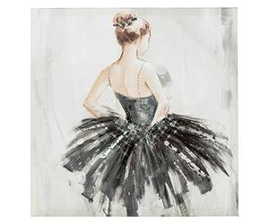 Atmosphera - Toile imprimée Strass Danseuse 48X48