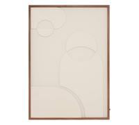 Atmosphera - Toile LED melio rectangulaire 48x68cm Blanc