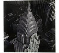 Atmosphera - Toile photo plexiglas Empire - 75 x 75 cm - Gris Gris G