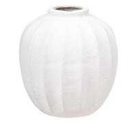 Atmosphera - Vase Boule amia céramique Blanc h28cm
