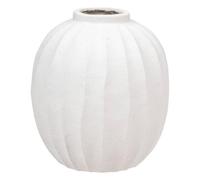 Atmosphera - Vase Boule amia céramique Blanc h44,5cm