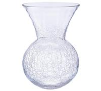 Atmosphera - Vase Boule - Verre craquelé - H28 cm