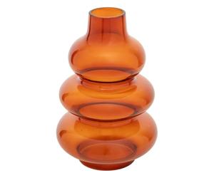 Atmosphera - Vase clothilde Ambre h22cm