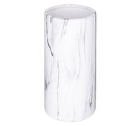 Atmosphera Créateur d'intérieur - Vase Cylindrique Effet Marbre "Sao" 20cm Blanc Blanc G