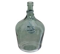 Atmosphera - Vase Dame Jeanne Poesie - Verre - H25 cm - Vert d'eau