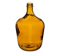 Atmosphera - Vase Dame Jeanne - Verre recyclé - Ambre - H30 cm
