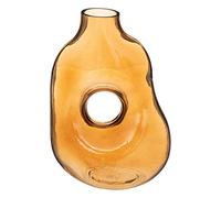 Atmosphera - Vase Donut - Verre - Ambre - H24-5 cm