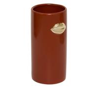 Atmosphera - Vase en céramique Crush H.20cm - Marron