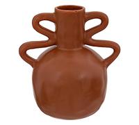 Atmosphera - Vase en céramique H20cm Marron Cannelle