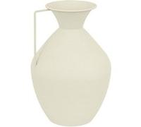 Atmosphera - Vase en métal SYLVAIN - H. 36 cm - Blanc - Sylvain Blanc G