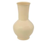 Atmosphera Vase déco en métal Kian 20 cm Jaune