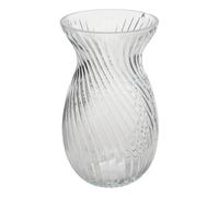 Atmosphera - Vase manel en Verre 12x12x20cm Transparent