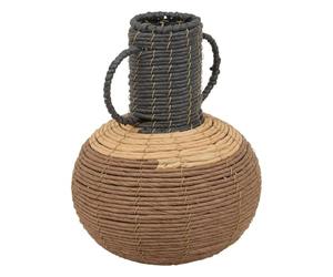Atmosphera - Vase nat Anse wonj marrn h35
