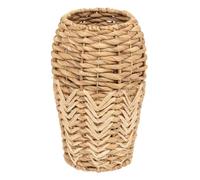 vase cylindrique jacinthe tressé 35cm nature - 198115