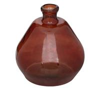 Atmosphera - Vase Rond Uly en Verre recy 45cm Ambre