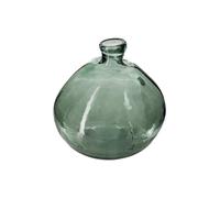 Atmosphera - Vase Rond Verre recyclé - Vert Kaki - D23 cm