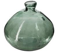 Atmosphera - Vase Rond Verre recyclé - Vert Kaki - D45 cm