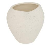 Atmosphera - Vase Sien h23,5cm grès Blanc