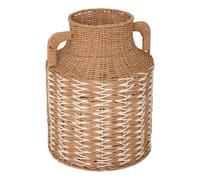 Vase Soro en Rotin avec Anses 28x28x37cm Marron - Atmosphera Créateur d'intérieur
