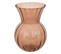 Atmosphera - Vase Verre Boule alais Terracotta h22cm