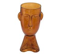Atmosphera - Vase Visage Sien H31,5cm - Ambre