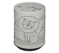 Atmosphera - Veilleuse enfant LED Push - métal - H11 cm - Gris