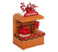 Atmosphera - Village Lumineux Pomme d'amour 7 LED Multicolore Musical