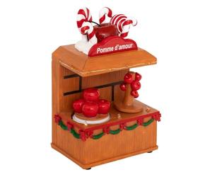 Atmosphera - Village Lumineux Pomme d'amour 7 LED Multicolore Musical