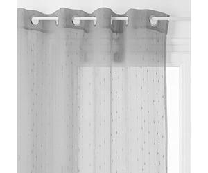 Atmosphera - Voilage Anissa - Gris - 140x260 cm