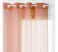 Voilage Anissa terracotta 140x240cm - Atmosphera createur d'interieur