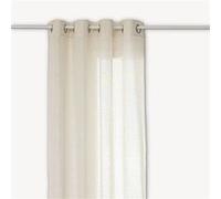 Atmosphera - Voilage effet lin ALLA - 140 x 240 cm - Beige - Alla Beige G