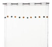 Atmosphera - Voilage Enfant Pompons - Bleu