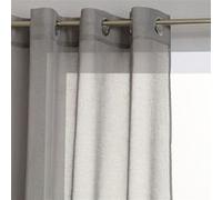 Atmosphera - Voilage Etamine - 140 x 240 cm - Gris Gris G