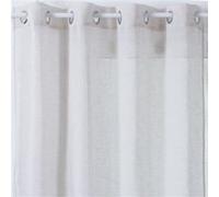 Atmosphera - Voilage Fred - 140 x 240 cm - Couleur lin Couleur lin
