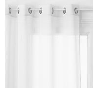 Atmosphera - Voilage Georgette - Blanc - 140x240 cm